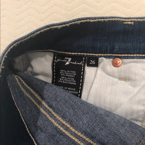 7 for All Mankind Denim Cutoff Shorts - Picture 3 of 3